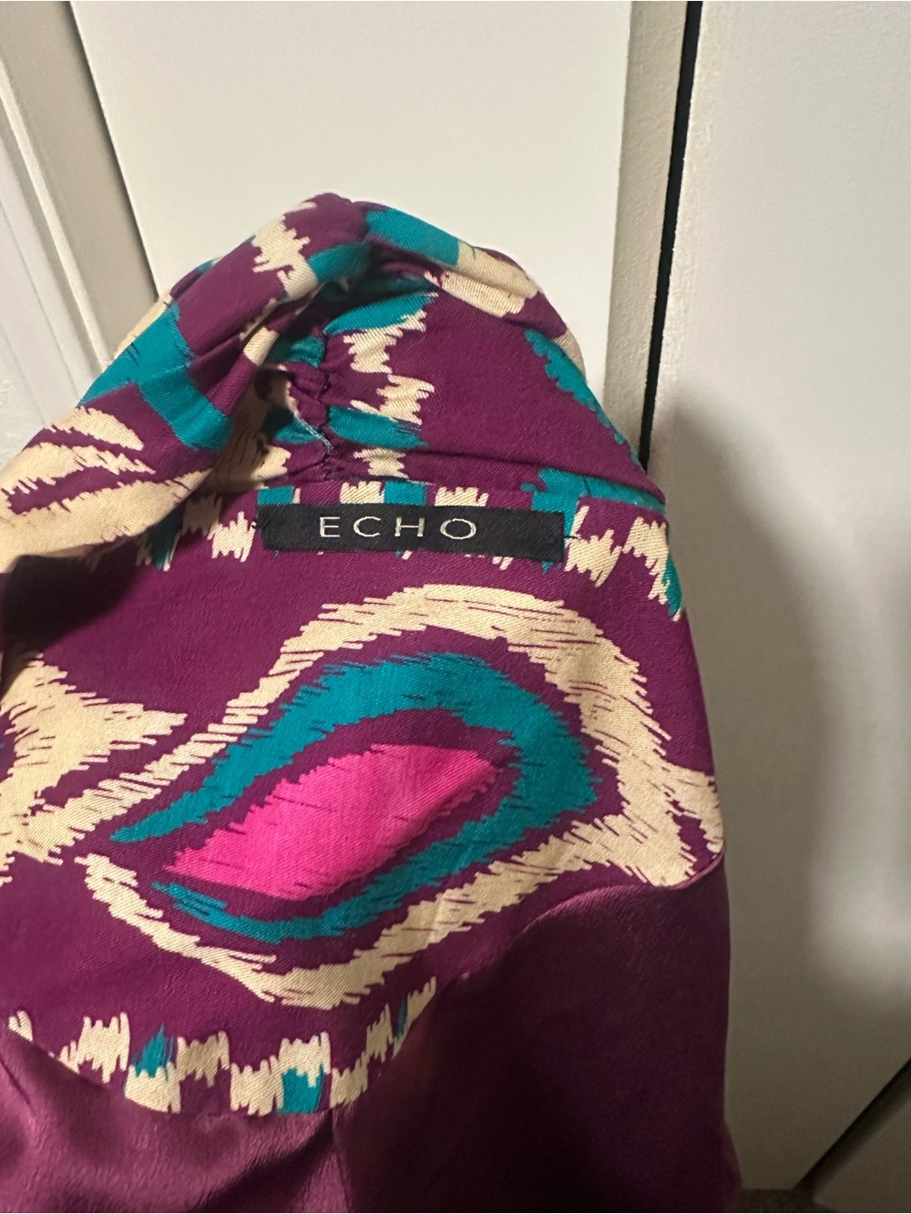 Echo Wanderlust Printed Open Front Duster Kimono - Picture 7 of 7